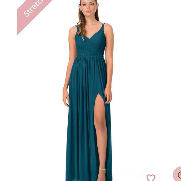 Ink blue bridesmaid dress - Picture 3 of 7